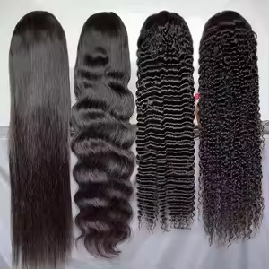 Glueless human hair wigs