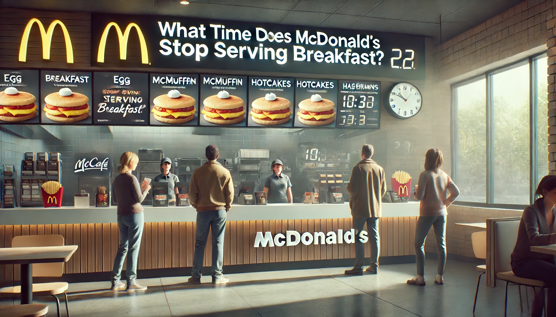 what time does McDonald's stop serving breakfast