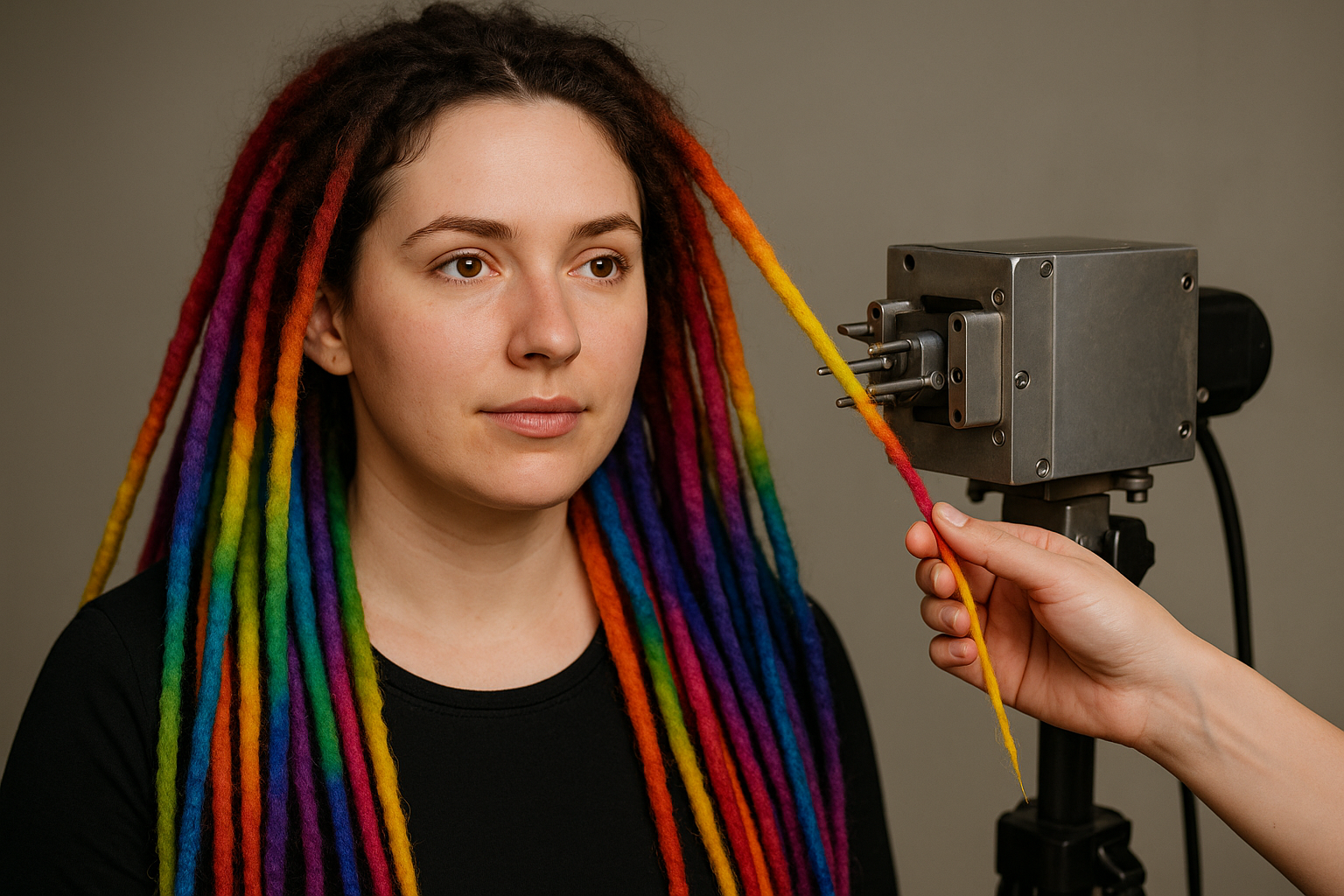 Rainbow Dreads and the Dreadlock Machine
